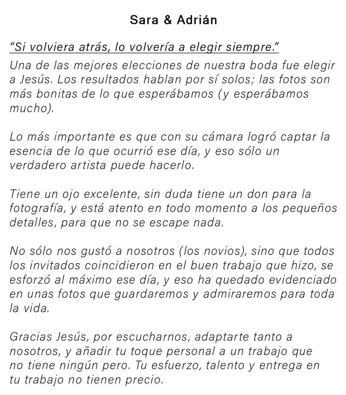 RESEÑA SARA WEB